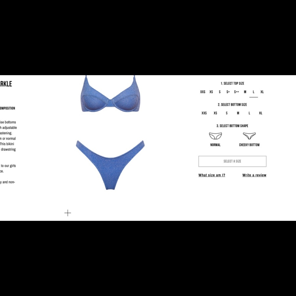 Triangl Romy Marina Sparkle